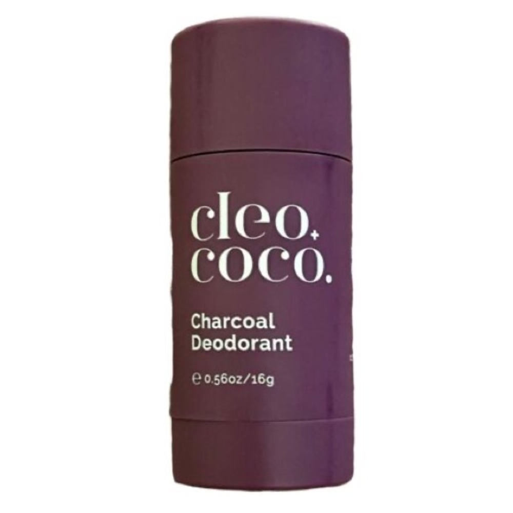 Cleo + Coco Mini Charcoal Deodorant in lavander vanilla ,16 g travel size